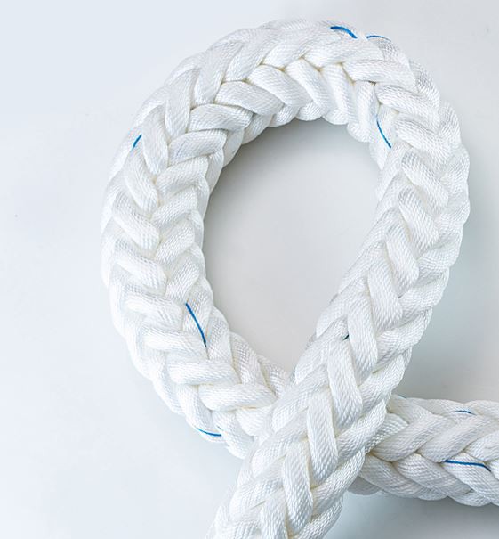 12 Strand White PP Multifilament Rope